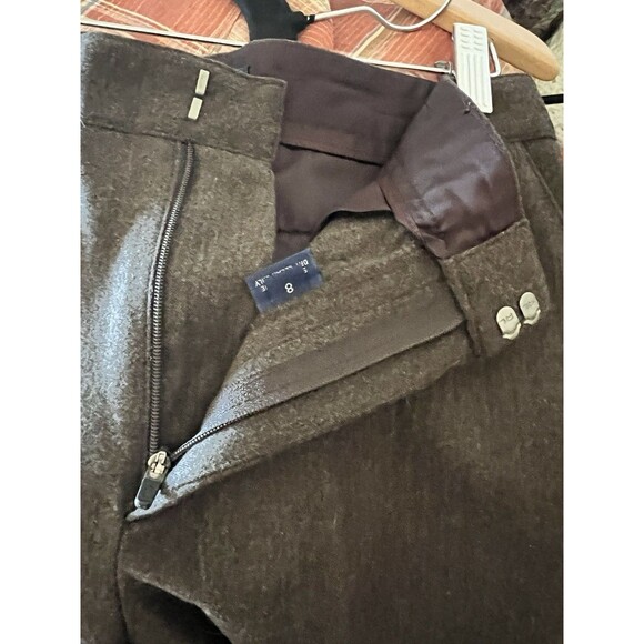 VTG Ralph Lauren Sport Wool Blazer 8 Brown Stretch New Modernist Style 31891 2V - Picture 15 of 16